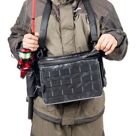 Fisherman Board Yaman Fishing Belt Bag, 74x22x10 cm, camouflage color, without boxes-7