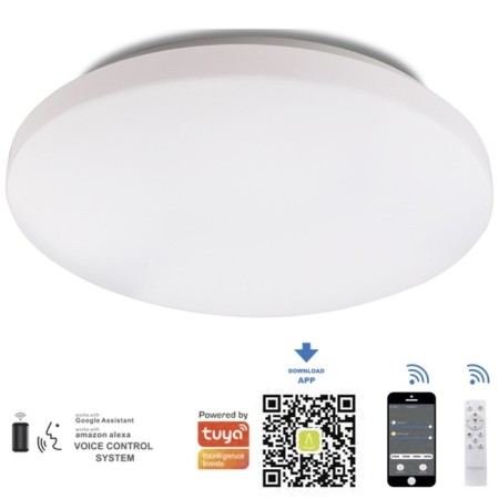 Ceiling light Mantra Zero Smart, LED, 4500LM, 3000-5000K, 75 mm, white color-2