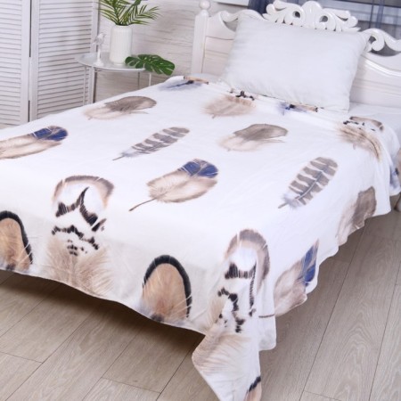 California plaid, 200x220cm, Velsoft 280g/m, polyester