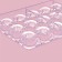 Konfinetta chocolate form "Hearts", 27.5 × 13.5 cm, 21 cells (2 × 3 cm)