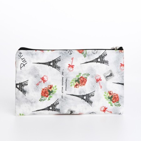 Lightning cosmetic bag, gray color-1