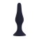 Anal traffic jam, oki-horses, cone, Soft silicone, 12.5 x 3.2 cm, black