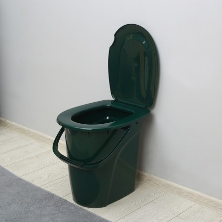 Bucket-up, h = 40 cm, 24 l, removable chain, green