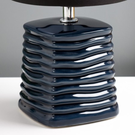 Sinbol table lamp E14 40W blue 14x14x26.5 cm Risalux-3