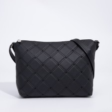 Bag Cross-Bodi with a zipper, black color