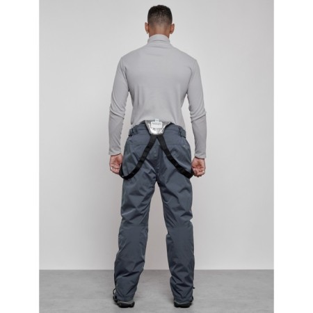 Semi-combinezone ski insulated male winter, size 48, dark gray color-7