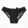 Panties female Braziliano, black color, size 46 (m)