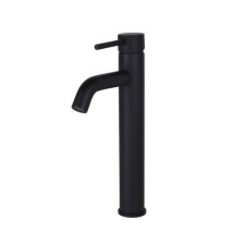 Bronze de Luxe Scandi 1452B shell mixer, single -leaf, pour 134 mm, black
