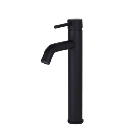 Bronze de Luxe Scandi 1452B shell mixer, single -leaf, pour 134 mm, black