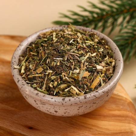 Gift set of "heat and comfort": herbal tea 20 g, non -alcoholic balm 100 ml.-1