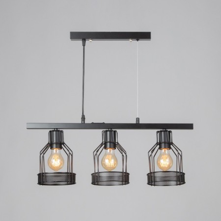 Lamp "Henry" 3he27 40W black 61x14.5x23-123 cm-1
