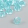 Beads for creativity Plastic "Gaika" set of 20 pcs Blue 1.3x1.3x0.5 cm