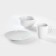 Porcelain set for breakfast "Bes", 3 items