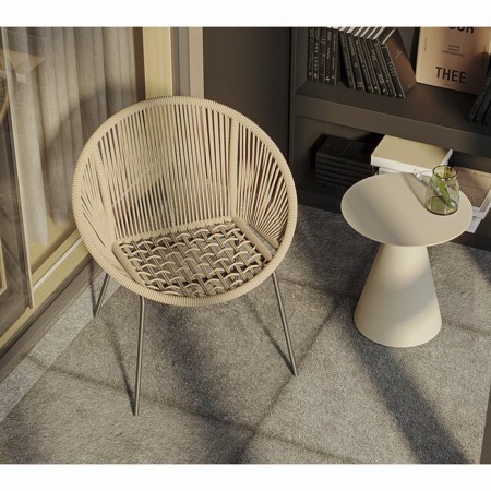 Coffee table Marius, 500 × 500 × 550 mm, beige color-8