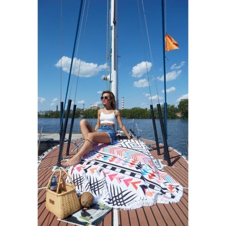 Towel beach round Ethel "Indie", D150 cm, 100%p/e, 330 g/m 2,-7