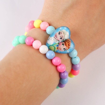 Bracelet Children's "Elsa" jewelry, 2 pieces, cold heart-4