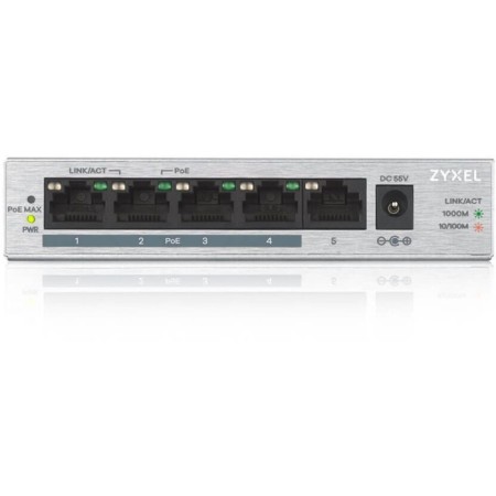 Zyxel GS1005HP-EU0101F switch, unguided, 5x10/100/1000base-T-1