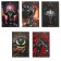 Album for drawing A4, 30 Venom sheets, covered cardboard, perforation for separation, block 100 g/m2, mix