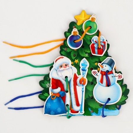 New Year's toy. Lacing "New Year! Holiday in the forest "-2