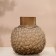 Vase for flowers "Malva" from dark transparent glass 20 x 18 x 18 cm