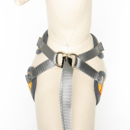 A set of ammunition with a soft harness, s, leash 120 x 1 cm, Osh 20-40 cm, og 30-44 cm, yellow-5