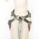 A set of ammunition with a soft harness, s, leash 120 x 1 cm, Osh 20-40 cm, og 30-44 cm, yellow