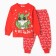 Pajamas for a boy, red color, height 122 cm