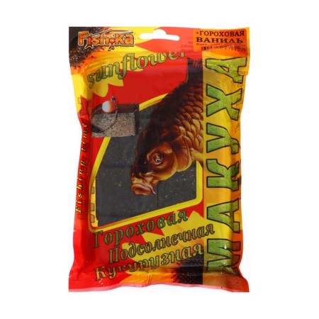 Makukha peas and sunflower, pressed, vanilla, 8 pcs.