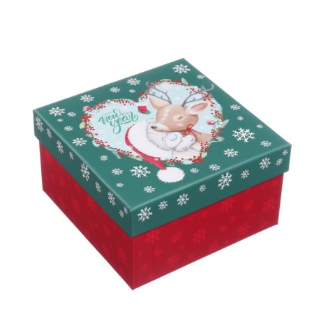 Set of boxes 5 in 1 "Happy New Year!", Me to you green-red-3