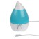 Air humidifier Luazon LHU-04, ultrasound, 18 watts, 2 l, 35 m2, blue and white