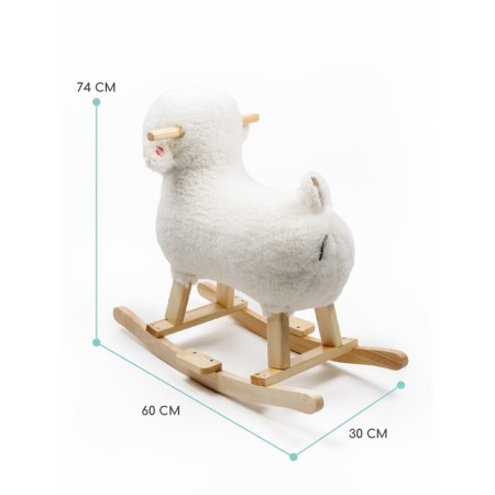 Swearing Sheep Amarobaby Dolly, 65x34x60 cm, white-3