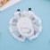 Hair elastic band Bant "Schoolgirl" Tape Flower, D-6.5 cm, blue-white