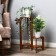 Standing Column for Flower Flower Flores 49x36x26 cm, nut color