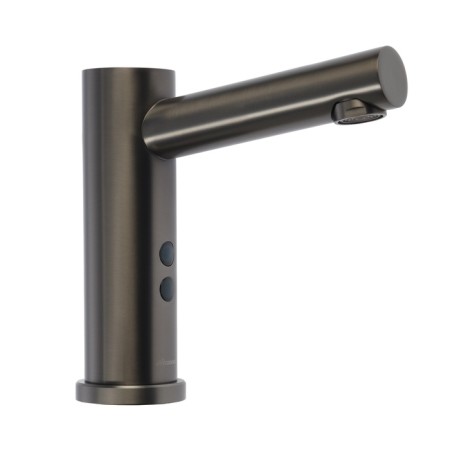 Accoona A9020ST sink mixer, sensory, brass, weapon steel color