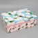 Gift box, packaging, "flowers", 38 x 25 x 13.5 cm