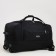 Road bag on wheels, a lightning department, with an increase, an outer pocket, a long belt, black color is black