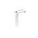 LEMARK MELANGE LM4909CW shell mixer, single -leaf, excess length 129 mm, white