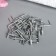 Metal hook (set 40 pcs) silver 2.5x0.5 cm, mix