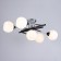 Luer "Indis" 5he27 40W Black-chromium 60x60x28 cm