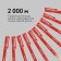 Gel handle red volumetric paste 0.5 mm artfox
