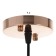 Lamp Bayerlux "Fish" E27 40W copper 20x20x16-116cm