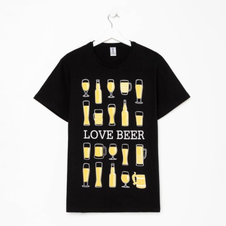 Men's T -shirt KAFTAN "Love Beer", black, p. 48-6