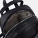 Women's backpack made of artificial leather with lightning, 3 pockets, black color