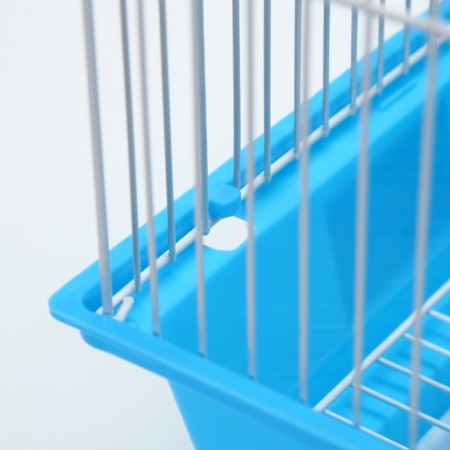 A cage for rodents with filling RT-3, 30 x 23 x 39 cm, blue (packing 12 pcs)-13