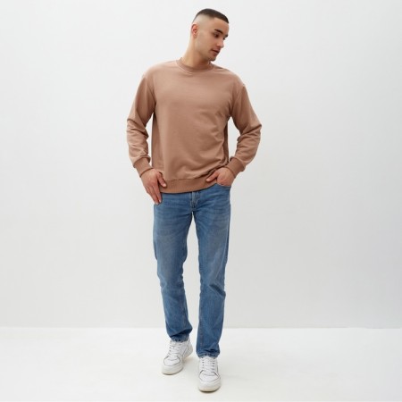Jumper male minku: Basic Line Man, Beige Color, Rr. 54-5