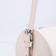 Bag Cross-Bodi with a zipper, white color