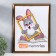 Photo frame 30x40 cm plastic 280 brass (20/360)