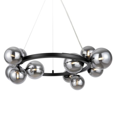 Suspension lamp Maytoni Mod545PL-11B, 11xG9, 28W, 25x137 cm, black color-2
