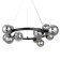 Suspension lamp Maytoni Mod545PL-11B, 11xG9, 28W, 25x137 cm, black color