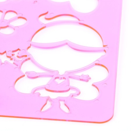 Stencil for kids "magic" with coloring-1